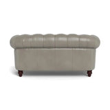 Classic Chesterfield-Inspired Leather Loveseat Retro Collection Sofas & Loveseats LOOMLAN By Uptown Sebastian