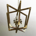 Chestnut Brass Bastian Large Lantern