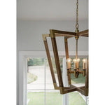 Chestnut Brass Bastian Large Lantern