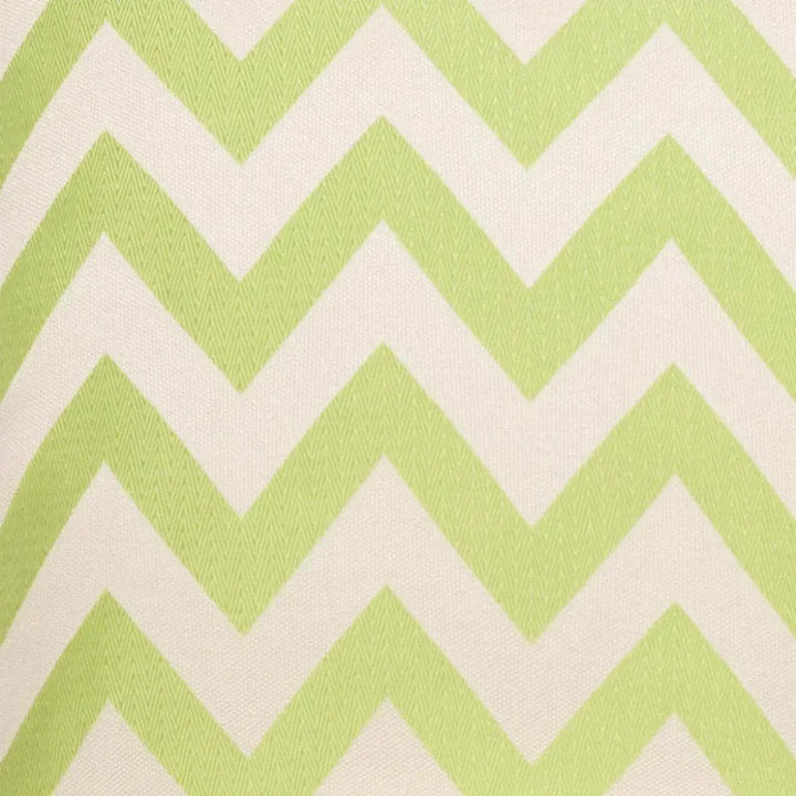Chevron Chic Green Throw Pillow With Insert - LOOMLAN - D.V. Kap - Throw Pillows