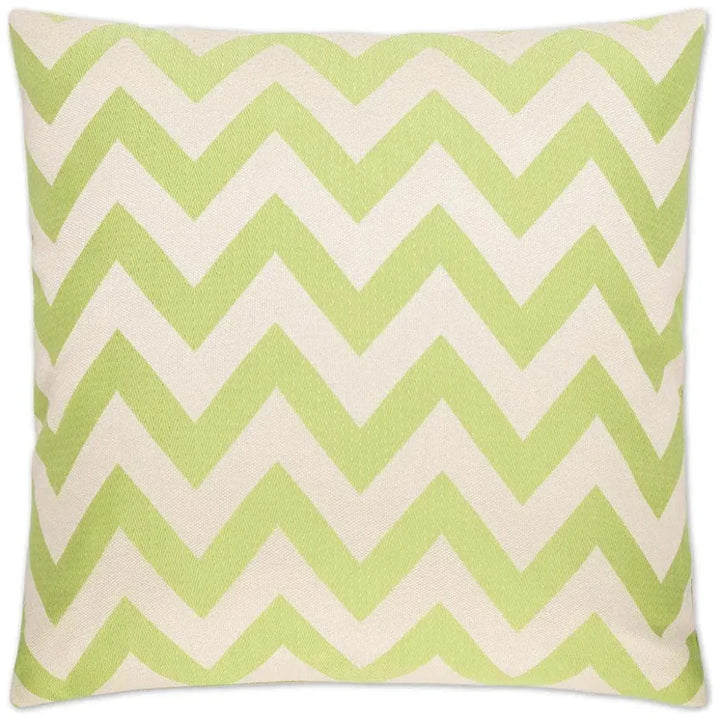 Chevron Chic Green Throw Pillow With Insert - LOOMLAN - D.V. Kap - Throw Pillows