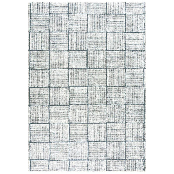 Chey Geometric Blue Area Rugs For Living Room - LOOMLAN - LOOMLAN - Area Rugs