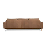 Chica Nubuck Leather Sofa Responsibly Made to Order for Premium Comfort-Sofas & Loveseats-One For Victory-LOOMLAN