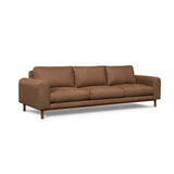 Chica Nubuck Leather Sofa Responsibly Made to Order for Premium Comfort-Sofas & Loveseats-One For Victory-LOOMLAN