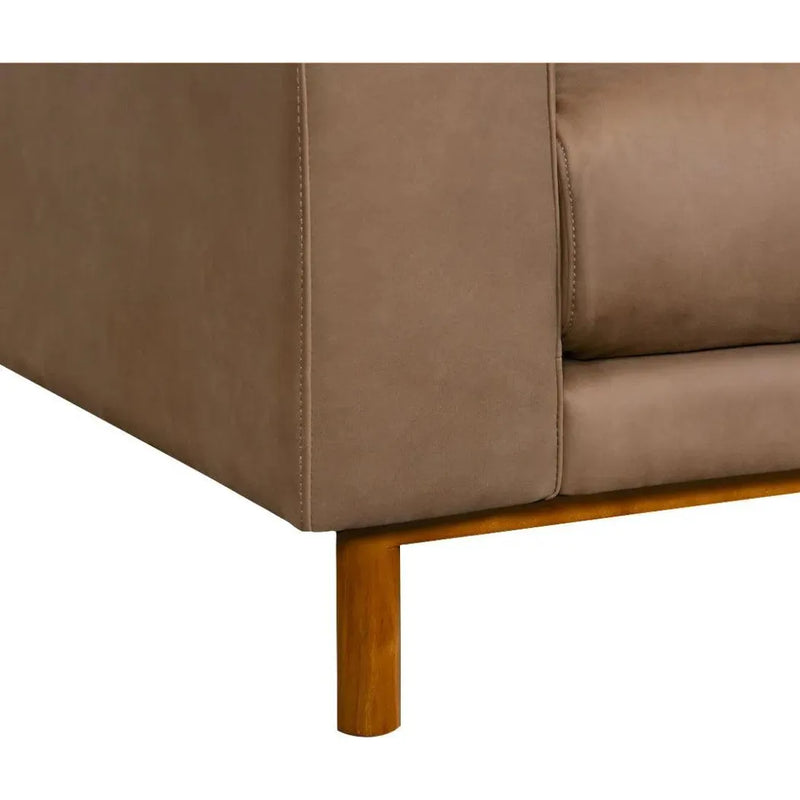 Chica Nubuck Leather Sofa Responsibly for Premium Comfort Sofas & Loveseats LOOMLAN By One For Victory