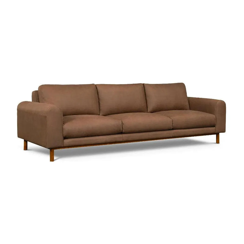 Chica Nubuck Leather Sofa Responsibly for Premium Comfort Sofas & Loveseats LOOMLAN By One For Victory