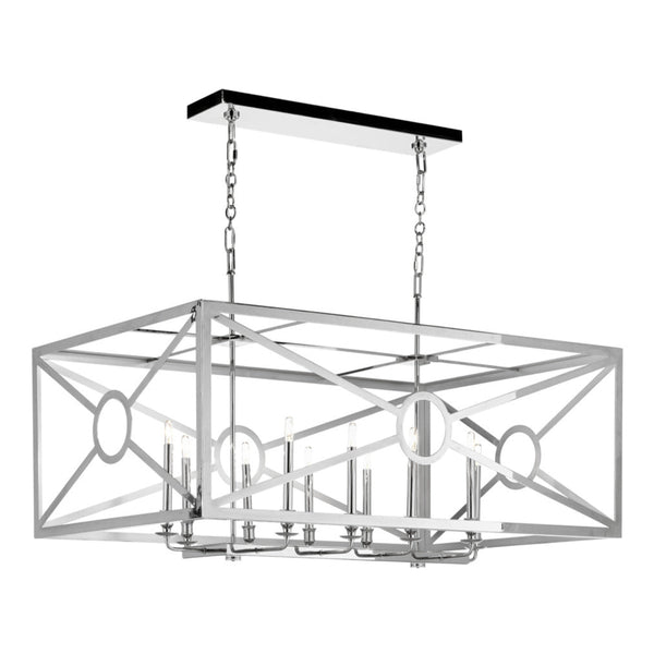 Chilton Grove Metalic Silver Chandelier