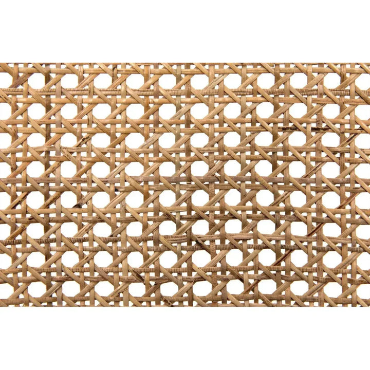 Chloe Natural Teak Wood Chair Black Caning - LOOMLAN - Noir - Accent Chairs