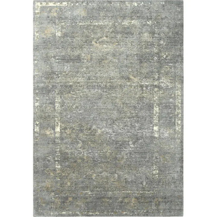 Chuc Border Gray Large Area Rugs For Living Room - LOOMLAN - LOOMLAN - Area Rugs