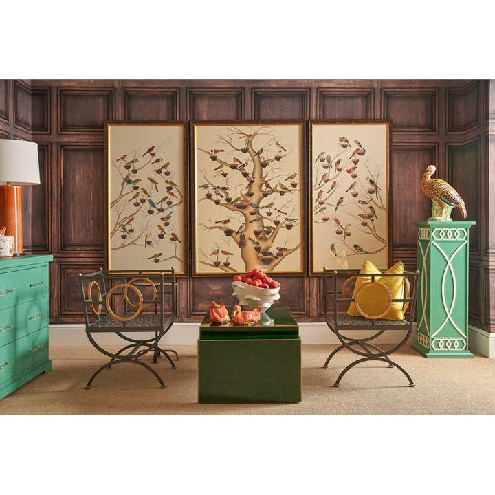 Circle Grey Steel Frame Chair - LOOMLAN - Chelsea House - Club Chairs