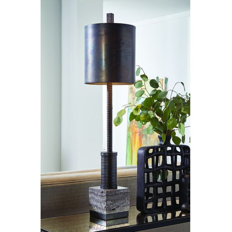 Circuit Marble Made Table Lamp