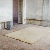 Circulus Mustard Solid Handmade Wool Rug