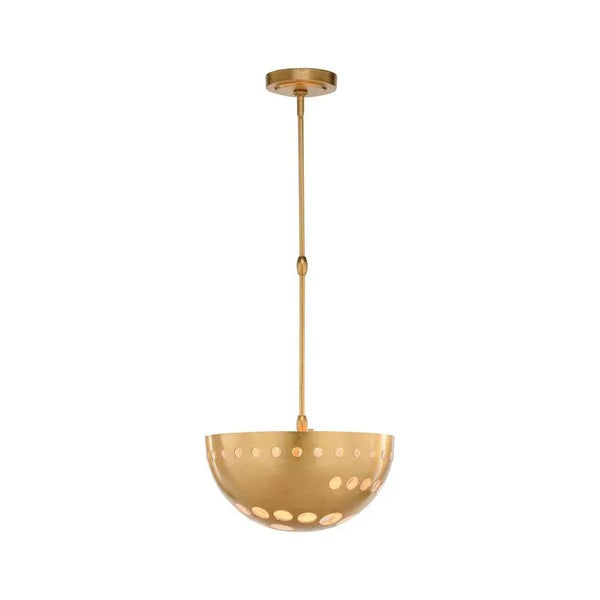 Cirque Small Gold Leaf Pendant - LOOMLAN - Chelsea House - Pendants