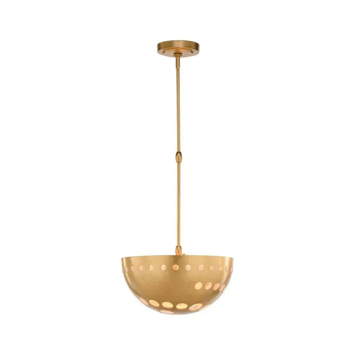 Cirque Small Gold Leaf Pendant - LOOMLAN - Chelsea House - Pendants