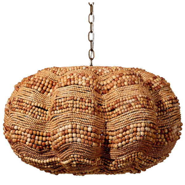 Clamshell Chandelier - Natural-Chandeliers-Jamie Young-LOOMLAN