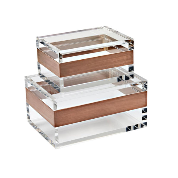 Clara Clear Acrylic Box 2PC