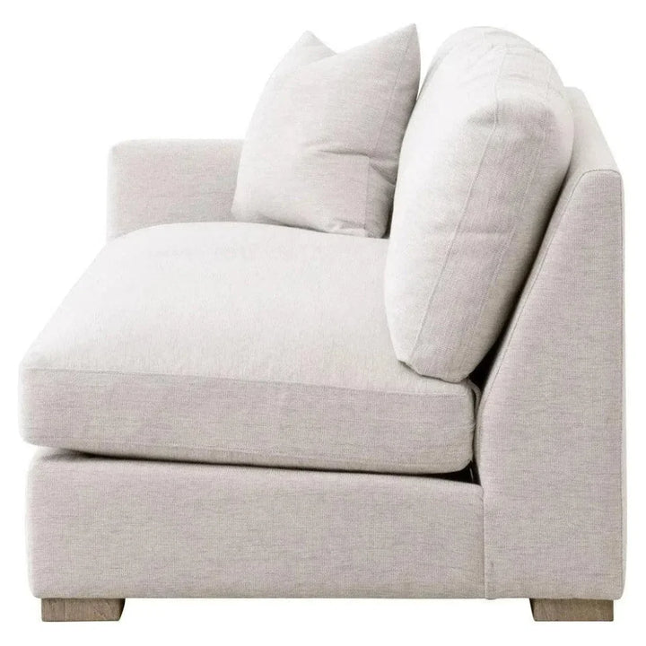 Clara Modular 2-Seat Left Slim Arm Sofa-Modular Components-Essentials For Living-LOOMLAN