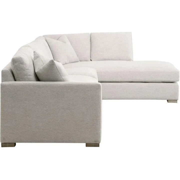 Clara Modular 2-Seat Left Slim Arm Sofa-Modular Components-Essentials For Living-LOOMLAN