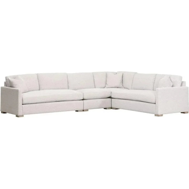 Clara Modular 2-Seat Left Slim Arm Sofa-Modular Components-Essentials For Living-LOOMLAN