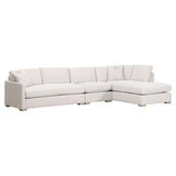 Clara Modular 2-Seat Left Slim Arm Sofa Performance& Feather Modular Components LOOMLAN By Essentials For Living