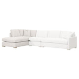 Clara Modular Left-Facing Chaise Performance Feather Fill Modular Components LOOMLAN By Essentials For Living