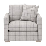 Clara Performance Fabric Slim Arm Sofa Chair-Sofas & Loveseats-Essentials For Living-LOOMLAN