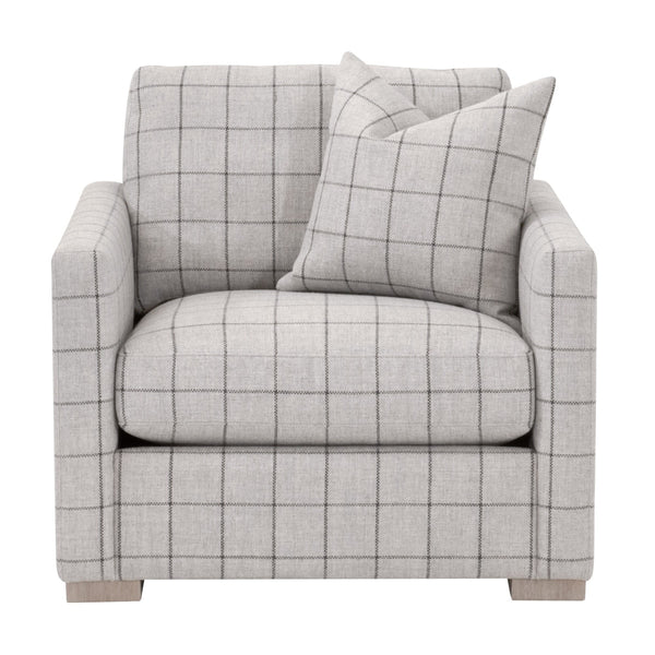 Clara Performance Fabric Slim Arm Sofa Chair