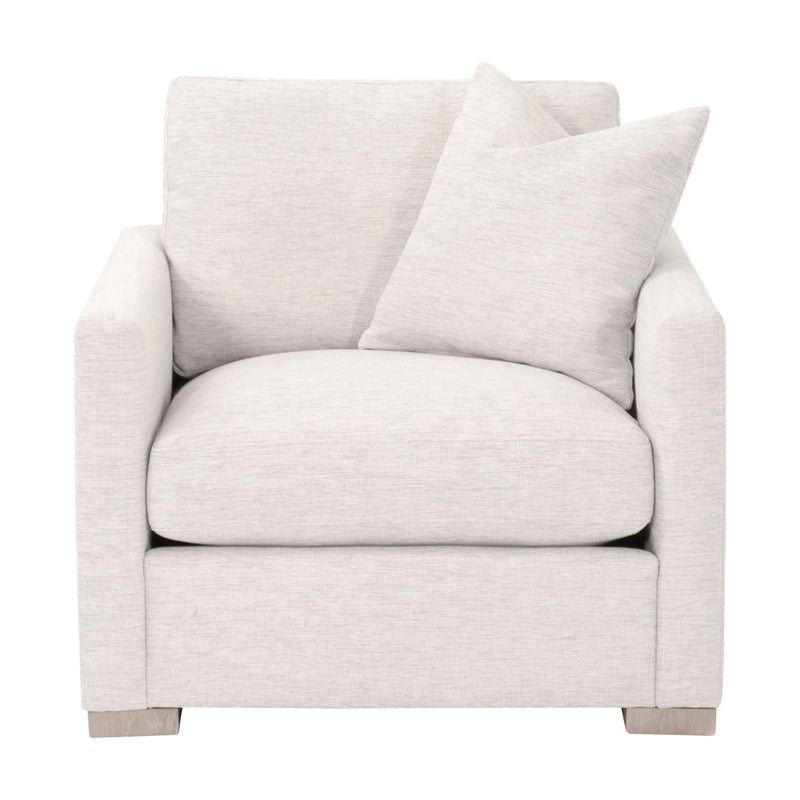 Clara Performance Fabric Slim Arm Sofa Chair-Sofas & Loveseats-Essentials For Living-LOOMLAN