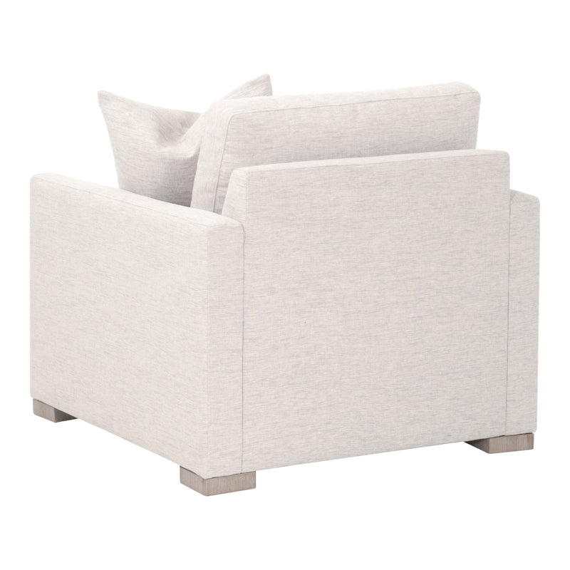 Clara Performance Fabric Slim Arm Sofa Chair-Sofas & Loveseats-Essentials For Living-LOOMLAN