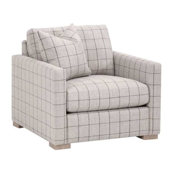 Clara Performance Fabric Slim Arm Sofa Chair