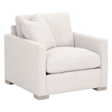 Clara Performance Fabric Slim Arm Sofa Chair-Sofas & Loveseats-Essentials For Living-White-LOOMLAN