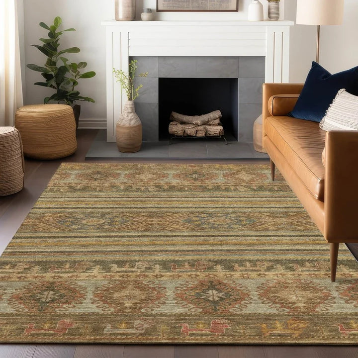 Claritha Beige Washable Indoor - Outdoor Rug - LOOMLAN - LOOMLAN Rugs - Outdoor Rugs
