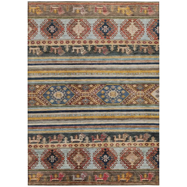 Claritha Orange Washable Indoor - Outdoor Rug - LOOMLAN - LOOMLAN Rugs - Outdoor Rugs