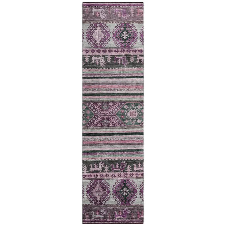 Claritha Purple Washable Indoor - Outdoor Rug - LOOMLAN - LOOMLAN Rugs - Outdoor Rugs