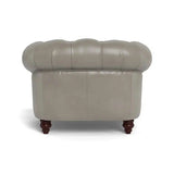 Classic Chesterfield-Inspired Leather Club Chair Retro