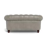 Classic Chesterfield-Inspired Leather Loveseat Retro Collection-Sofas & Loveseats-Uptown Sebastian-LOOMLAN