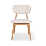 Claudia Chenille Modern Dining Chair 2PC