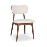 Claudia Chenille Modern Dining Chair 2PC