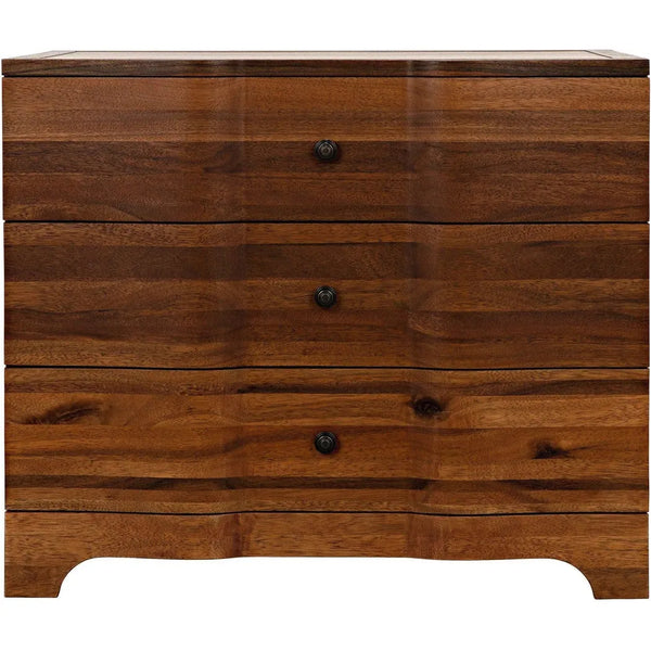 Claudie Wood Dark Walnut Chest