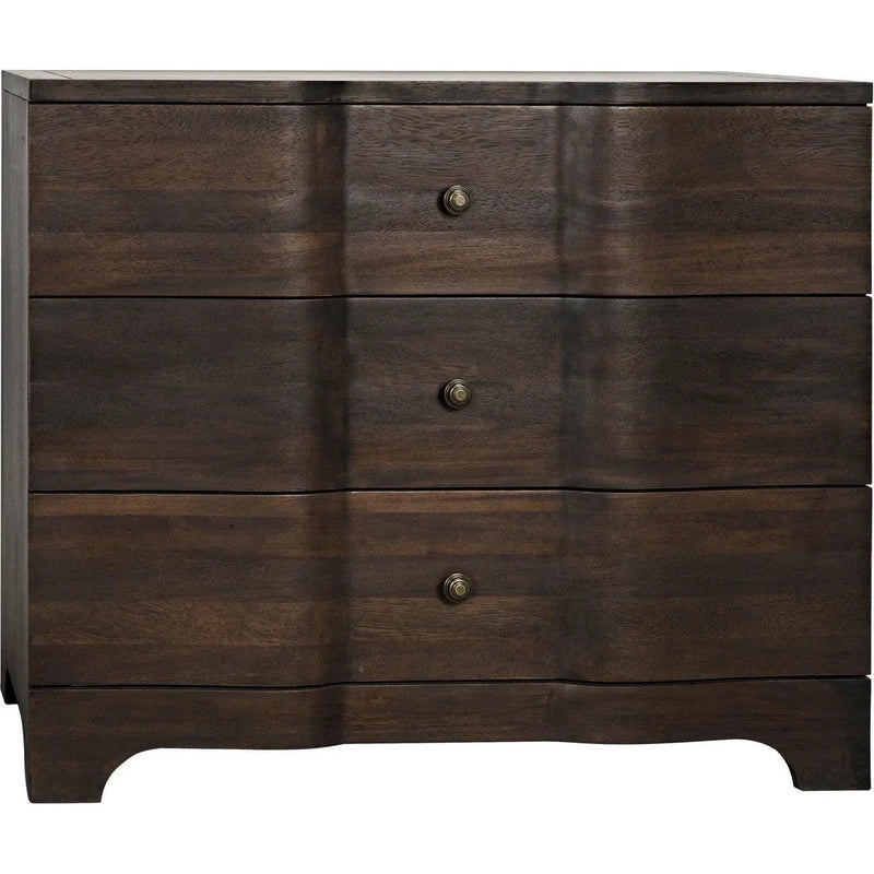 Claudie Wood Ebony Walnut Chest