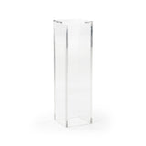 Clear Acrylic Made Pedestal-Side Tables-Chelsea House-Large-LOOMLAN