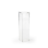 Clear Acrylic Made Pedestal-Side Tables-Chelsea House-Medium-LOOMLAN