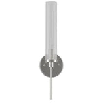 Clear Bellings Nickel Wall Sconce