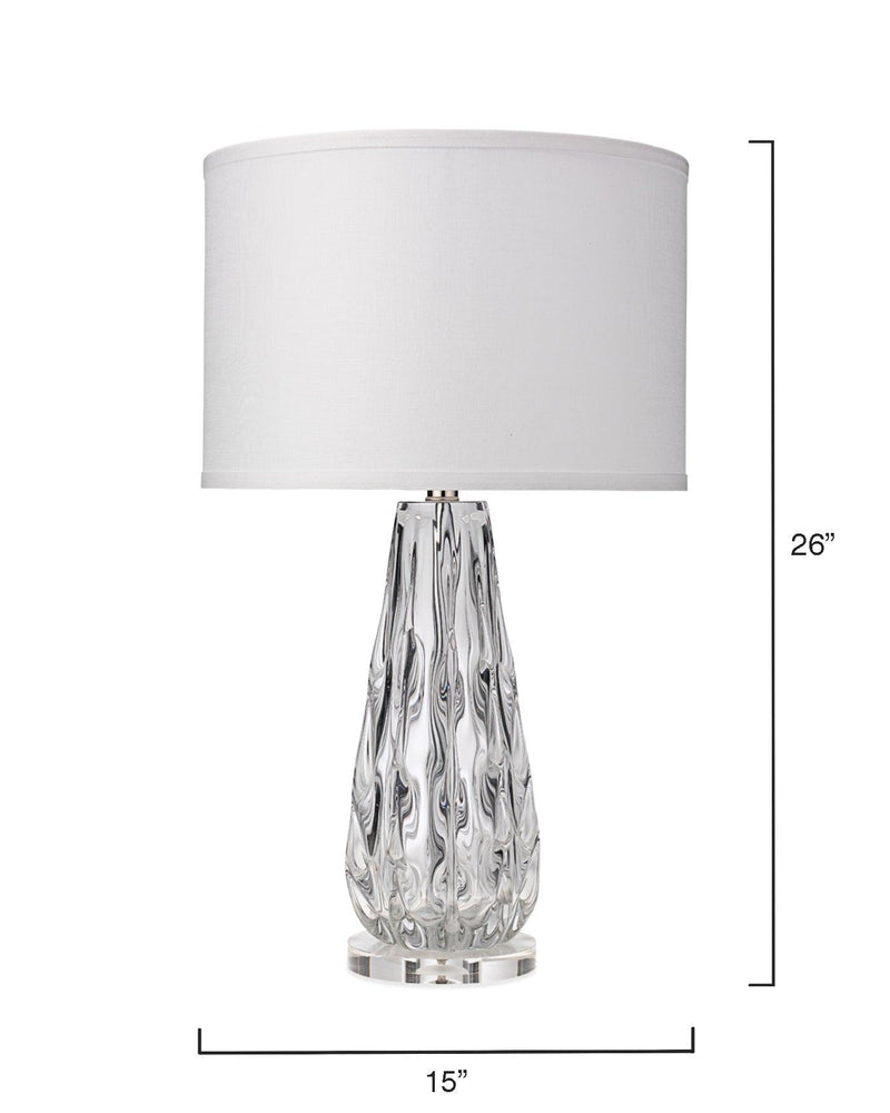 Clear Glass Laurel Table Lamp Table Lamps LOOMLAN By Jamie Young