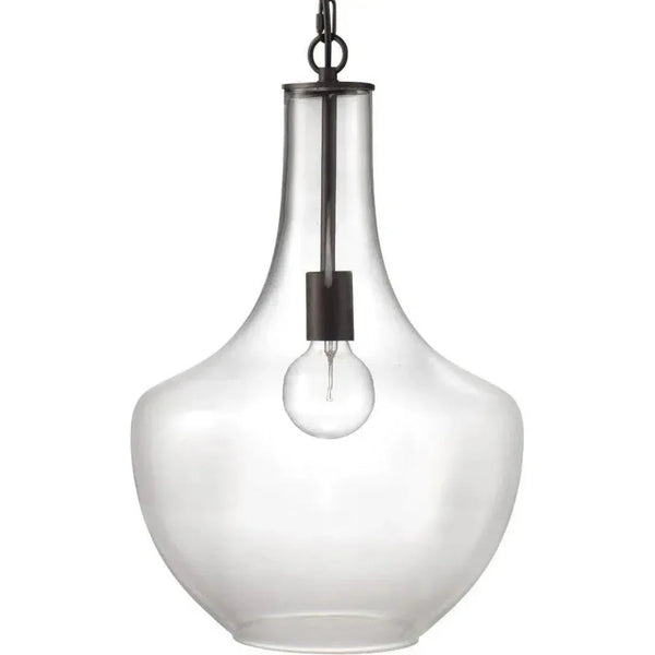 Clear Glass Sutton Pendant - LOOMLAN - Jamie Young - Pendants