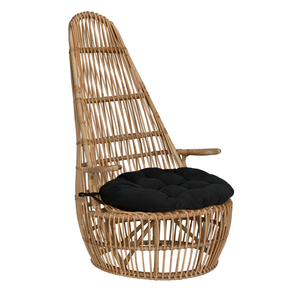 Clementine Chair-Accent Chairs-Noir-LOOMLAN