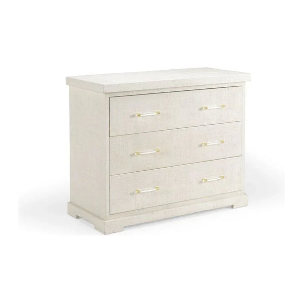 Clifton Raffia Textured Side Chest - LOOMLAN - Chelsea House - Chests