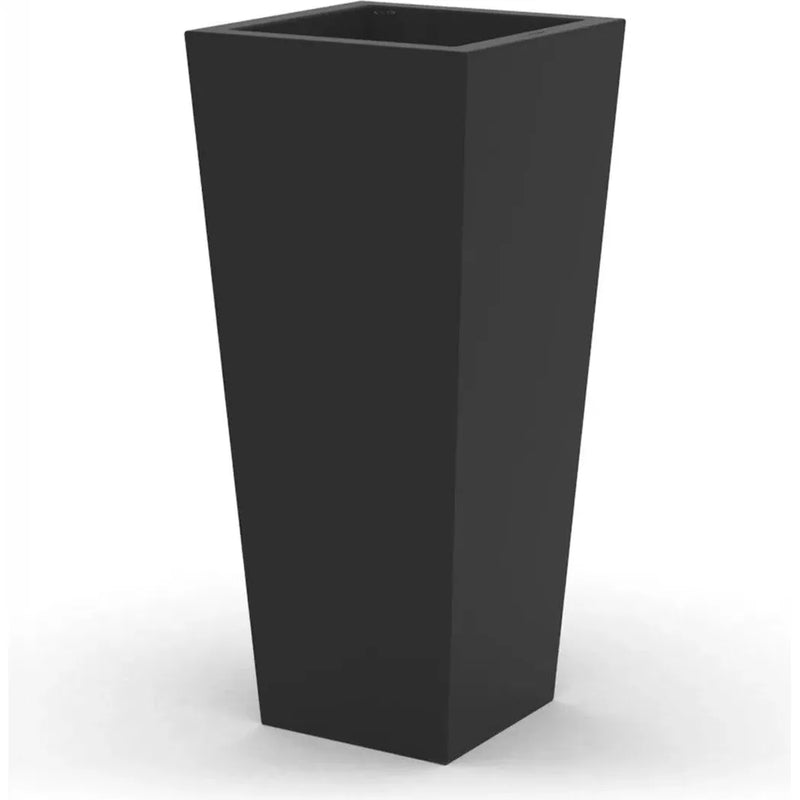 Clima Eco-Friendly Outdoor Tapered Planter-Planters-Le Present-Black-LOOMLAN