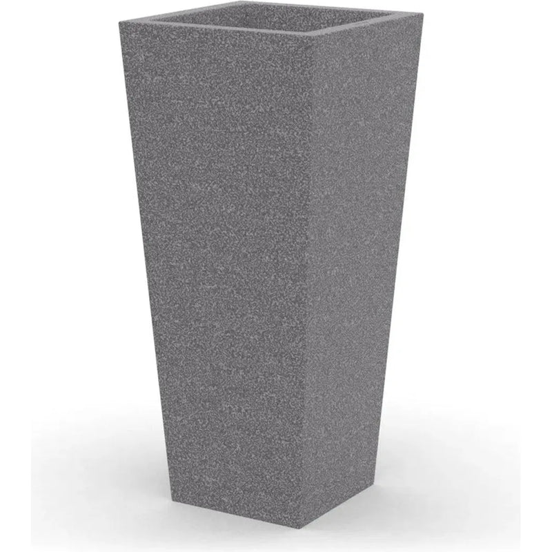 Clima Eco-Friendly Outdoor Tapered Planter-Planters-Le Present-Granite-LOOMLAN