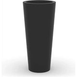 Clima Unique Designed Outdoor Cone Planter-Planters-Le Present-Black-LOOMLAN